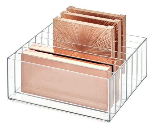 Idesign Clarity - Organizador De Paleta De Maquillaje Anch. Color Transparente