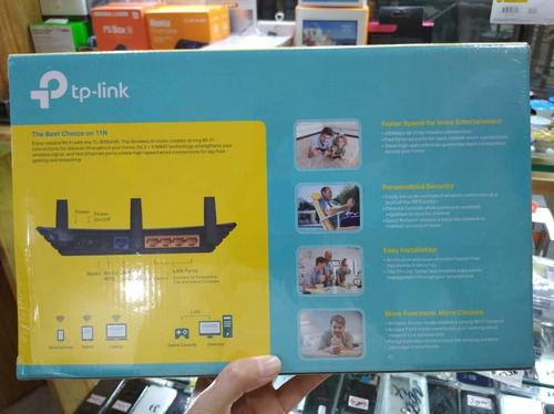 Router Tp Link 450 Mbps Color Negro