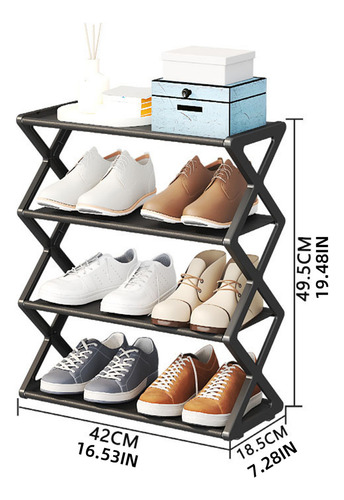 Aa Zapatero Multifuncional Simple De Almacenamiento
