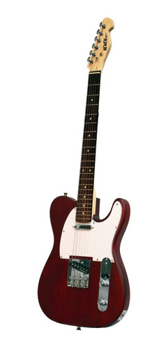 Imagen 1 de 1 de Guitarra eléctrica Newen tl newen de lenga roja laca poliuretánica con diapasón de palo de rosa
