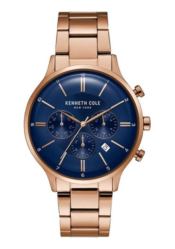 Reloj Kenneth Cole Oro Rosa/azul Kc151077001