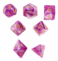 Comprar 2 X 7 Juegos De Tableros De Dados Dados De Púrpura