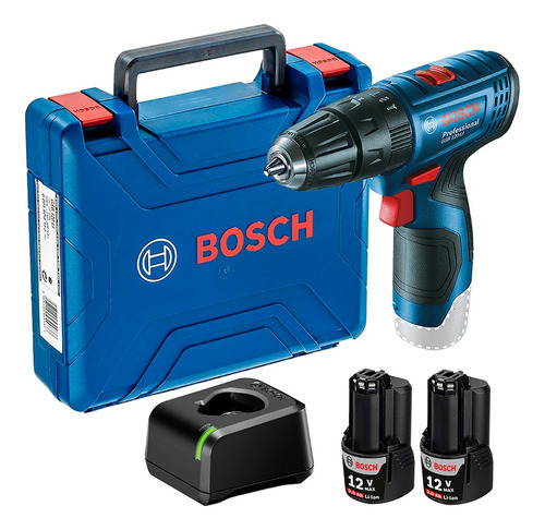 Furadeira Parafusadeira De Impacto Gsb120-li Bosch C/2bat 