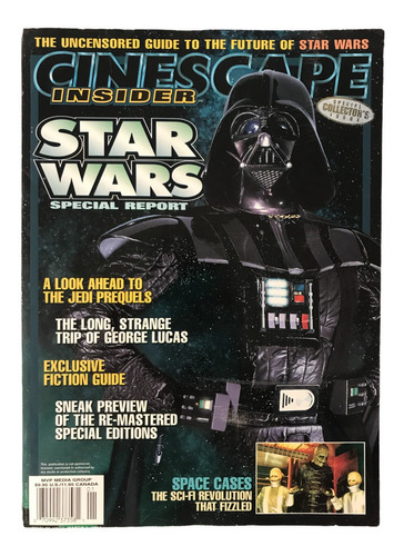 Cinescape Insider Magazine Revista Star Wars Special Ed 1996