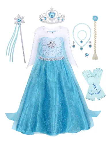 Traje de elsa frozen new arrivals