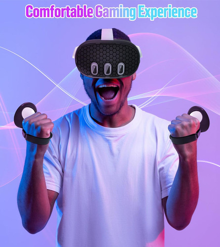 Kit Accesorios Funda Facial Control Puños Para Meta Quest 3