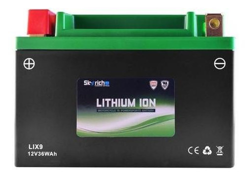 Bateria De Litio Moto Libre Mantenimiento Lix9 Skyrich