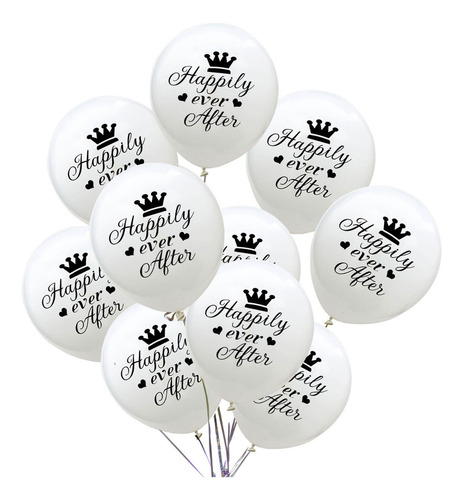 Set De Globos Para Boda Festejo Felices Por Siempre 20 Uds