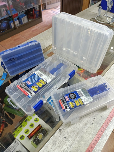 Pack 4 Cajas Organizadora Uso De Pesca Rio O Mar  Señuelos 