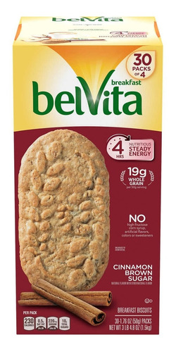 Galletas Belvita Canela Y Azucar Morena 30pack Importadas