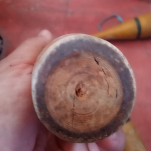 4 Malabares Clava Vintage Madera Maltratados Aprox 40 Cms Madera (Usado)