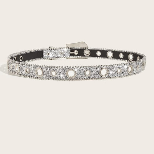 Cinturones Delgados Con Diamantes De Imitación Para Mujer Ci