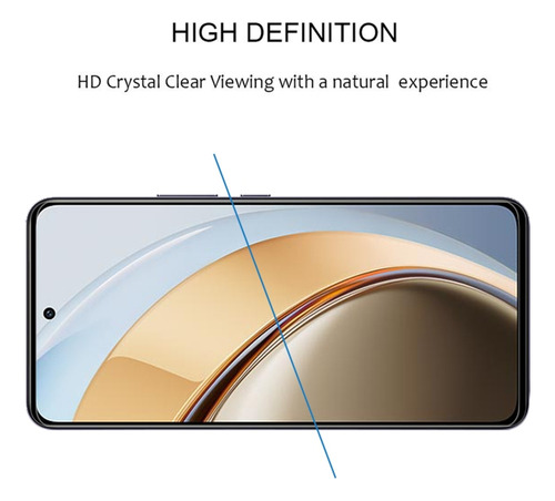 Filme De Vidro Com Borda Curva 3d Para Vivo Y300