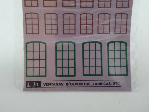 Imagen 5 de 6 de Nico Blister C/ Ventanas En Acetato V.s Modelos H0 (tma 90)