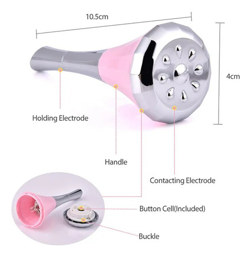 Masajeador Eléctrico Facial Ocular Ojos Elimina Ojera Masaje Tipo de piel Normal - 262395