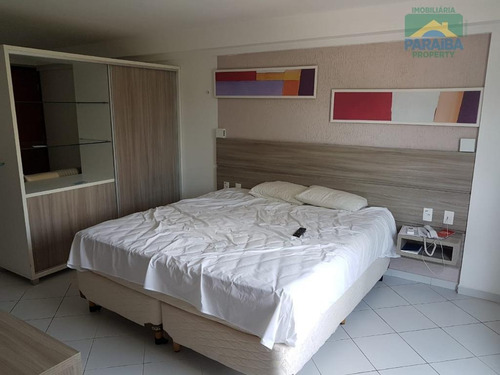 Imagem 5 de 15 de Flat Mobiliado À Venda - Praia Do Cabo Branco - João Pessoa - Pb - Fl0062