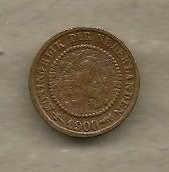Países Bajos Antigua: 1/2 Cent Holanda 1900 Vf C904