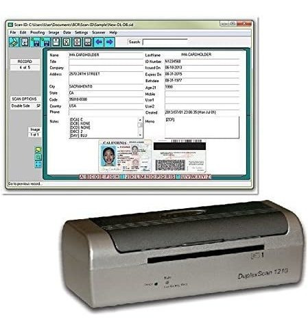 Duplex Medical Insurance Card And Id Card Scanner (w/scan-id