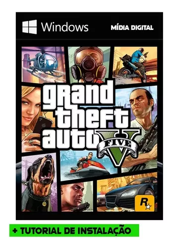 Grand Theft Auto Gta V Midia Fisica Pc Sem Key De Instalação