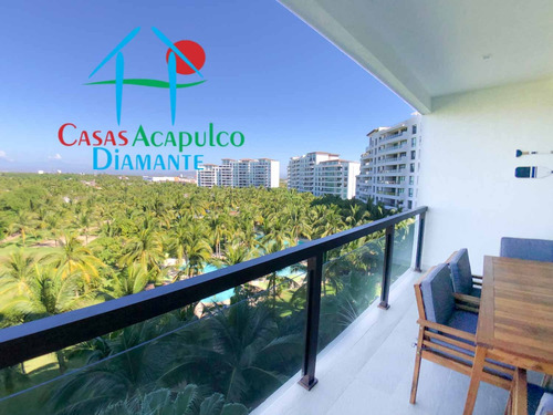 Cad La Isla Gran Caimán 604. Terraza Con Vista A Los Jardines Y Albercas