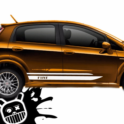 Calco, Ploteo Decorativo Lateral Edge Fiat Punto !