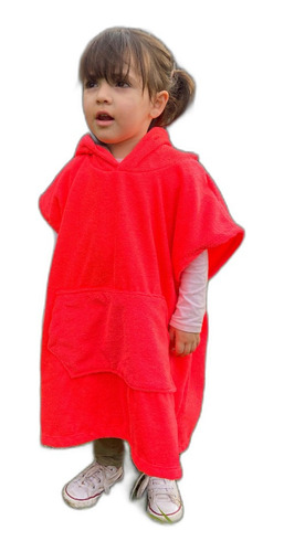 Poncho Cambiador Toalla Niños Pileta, Rio, Mar, Free Wolf