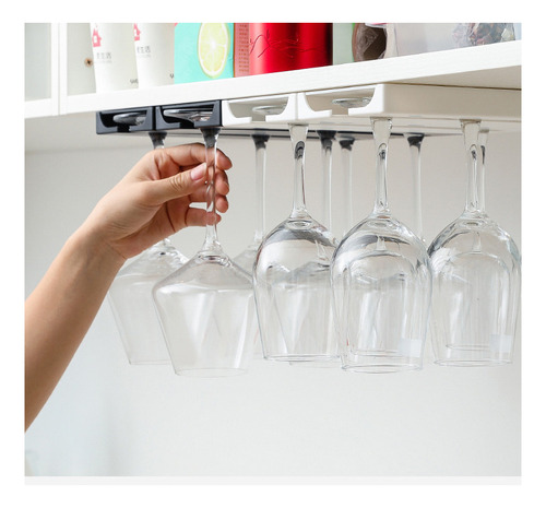 Soporte Colgante Para Copas De Vino Con Escurridor Doméstico