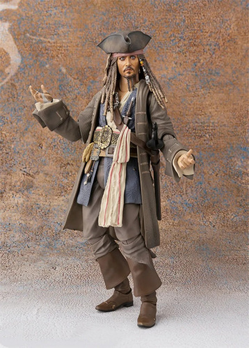 Figura De Acción Shf Caribbean Toy Captain Jack Sparrow, Pir
