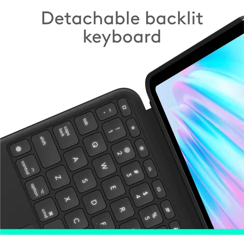 Logitech Combo Touch Funda Con Teclado Ipad Air 11 M2/m3 Negro (midnight Black)