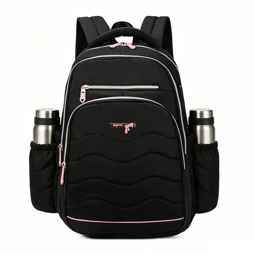 Mochila feminina, impermeável, reforçada, com capacidade para laptop de 15,6 polegadas, 24L, mochila para viagens diárias e para a escola