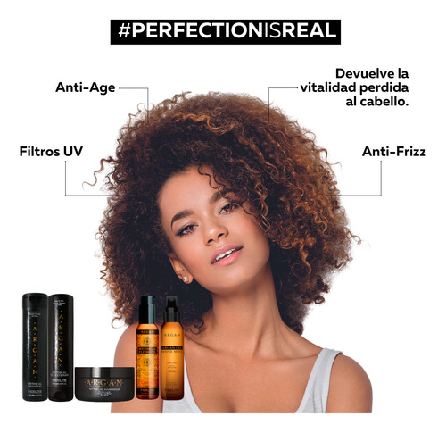 Kit Cabello Dañado Rubios Shampoo + Mascara Argan Fidelite