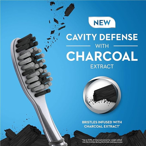 Cepillo Dientes Oral B Charcoal Deep Clean Medium 4 Cepillos