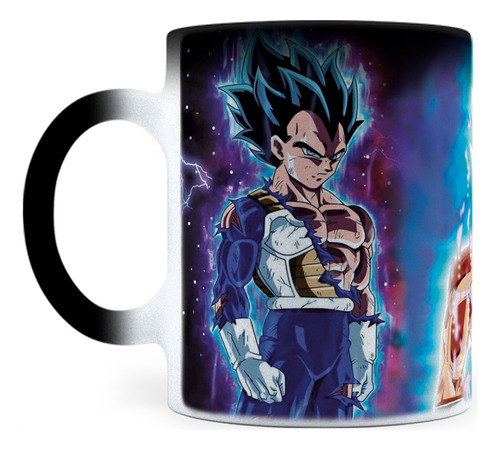 Taza Mágica Vegeta Ultra Instinto Fanaticos Dragón Ball 