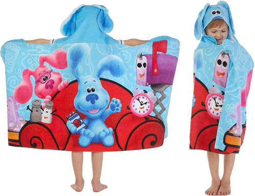 Toalla Con Capucha Blues Clues Para Niños