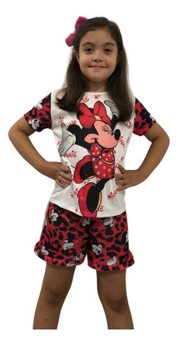 Pijama Infantil Menina Minnie