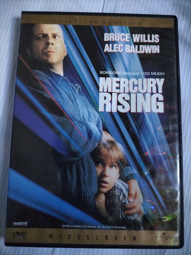 Mercury Rising Película Dvd Importado (Usado)
