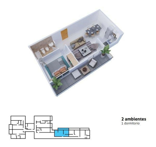 Imagen 1 de 13 de Torre Versalles - Departamento - 2 Amb - Versalles