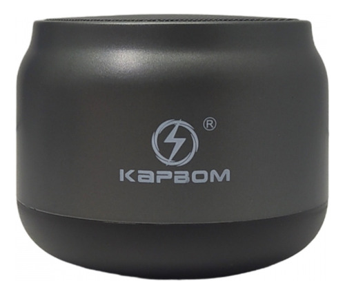 Caixa De Som Bluetooth Compacta Kapbom Ka-8776 Cor Cinza