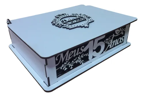 4 Caixas 20x16x6 Debutantes 15 Anos Personalizado Mdf | MercadoLivre