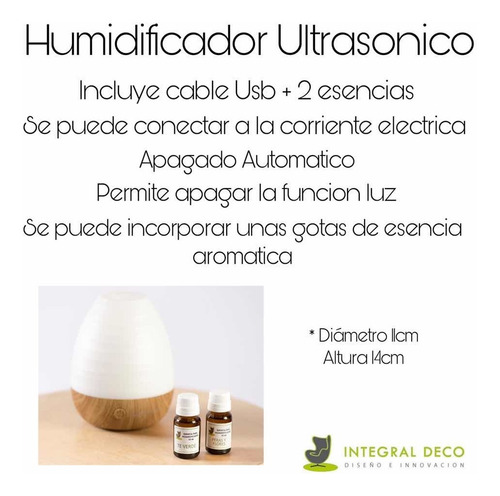 Imagen 7 de 10 de Reiki Difusor Ultrasonico Aromaterapia Chakras + 2 Esencias