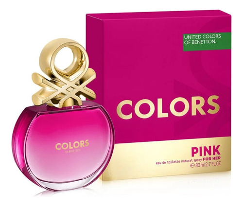 Perfume Colors Pink De Benetton 80ml. Para Damas Original