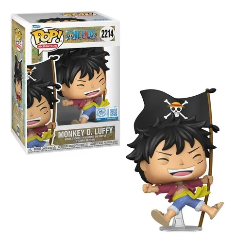 Boneco Funko Pop! One Piece - Luffy Com Bandeira 2214