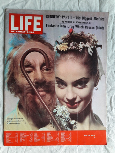 Revista Life Vol 39 N° 4 1965 Publicidad Mercedes Benz Omega
