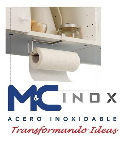 Soporte Papel Toalla De Acero Inoxidable