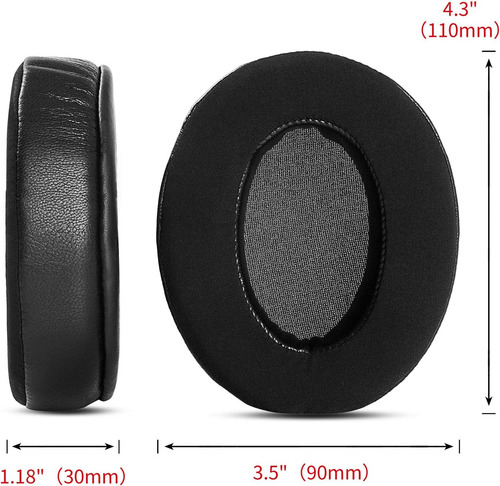 Almohadillas Para Auriculares Sony Mdr-7506 Y Mas, Negras