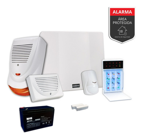 Kit Alarma Domiciliaria Cableada + Regalo