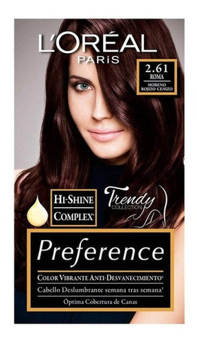 Tinte Para Cabello Preference L'oréal Paris Tono 2.61