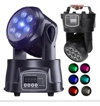 Comprar Cabezal Móvil Robótico Iluminación Rgb 7 Led Dmx Profesional