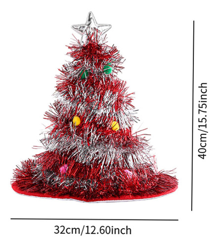 Sombrero De Árbol De Navidad, Accesorio Para Disfraz De