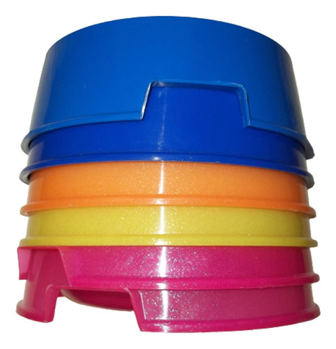 Plato Bowl Comedero Redondo Mascotas Perros Chicos Gatos